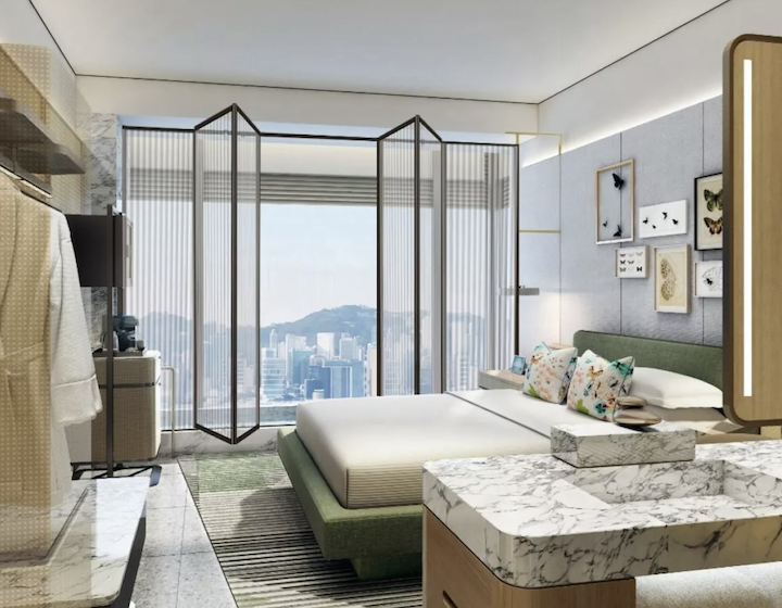 New hotel openings asia 2024 resorts privtae villas luxury hotels travel family: Kimpton Hong Kong