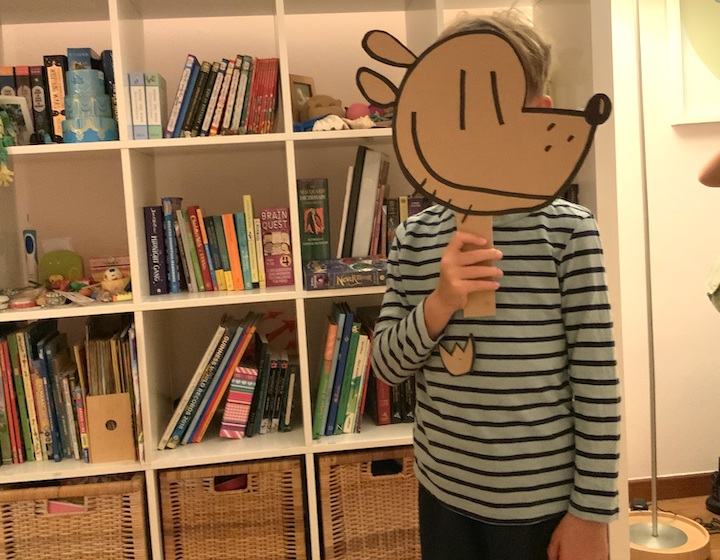 Dog man costume for world book day