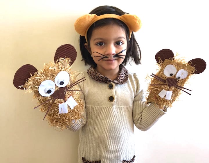 Lemmings costume for world book day