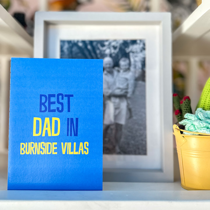 personalised card father's day gift