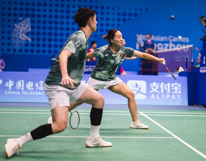 Badminton Tang & Tse hong kong at paris olympics 2024