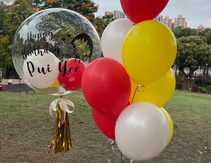 helium balloons in hong kong party hero
