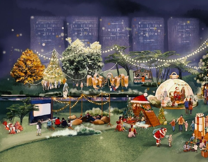 White Christmas Street Fair Hong Kong