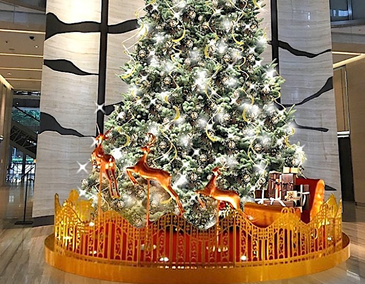 christmas tree base by dasilva, decorated christmas tree hong kong where to buy 