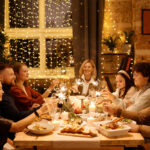 Family having Christmas dinner, Christmas Food Catering In Hong Kong Where to Buy Ingredients