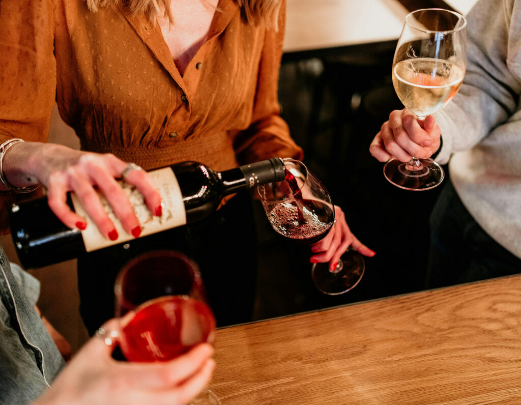 women enjoyed red wine, white wine and rose together, wine shops and liquor stores that deliver in hong kong