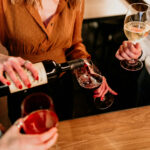 women enjoyed red wine, white wine and rose together, wine shops and liquor stores that deliver in hong kong