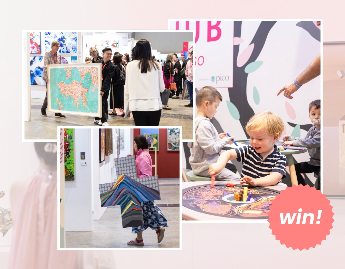 giveaway win four tickets to affordable art fair 2025