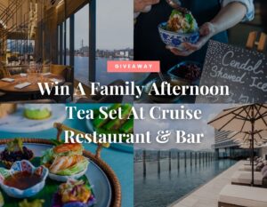 cruise restaurant & bar x pandan man afternoon tea for four people