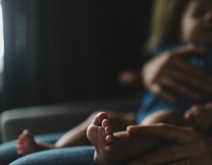 child foot mother hug embrace motherhood