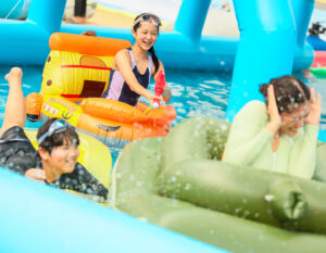 family friendly event this summer in hong kong 2025; splashtopia in discovery bay