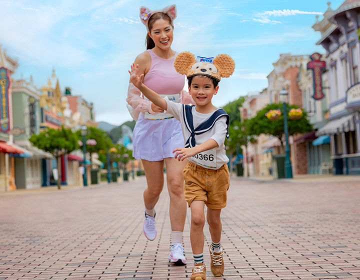 things to do with kids in hong kong this august 2025; disneyland 10k marathon run with kids and disney characters
