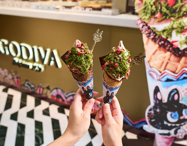 things to do with kids in hong kong this august 2025; godiva x labubu icy delights collection