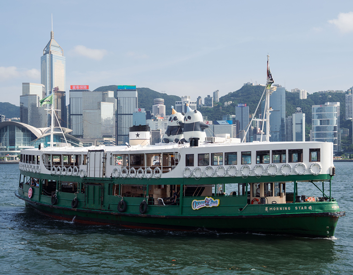 pandatastic celebration on hong kong ferry