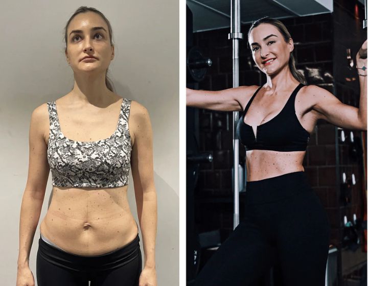 personal trainer hong kong health wellness fitness One Personal Training, before and after, baby weight