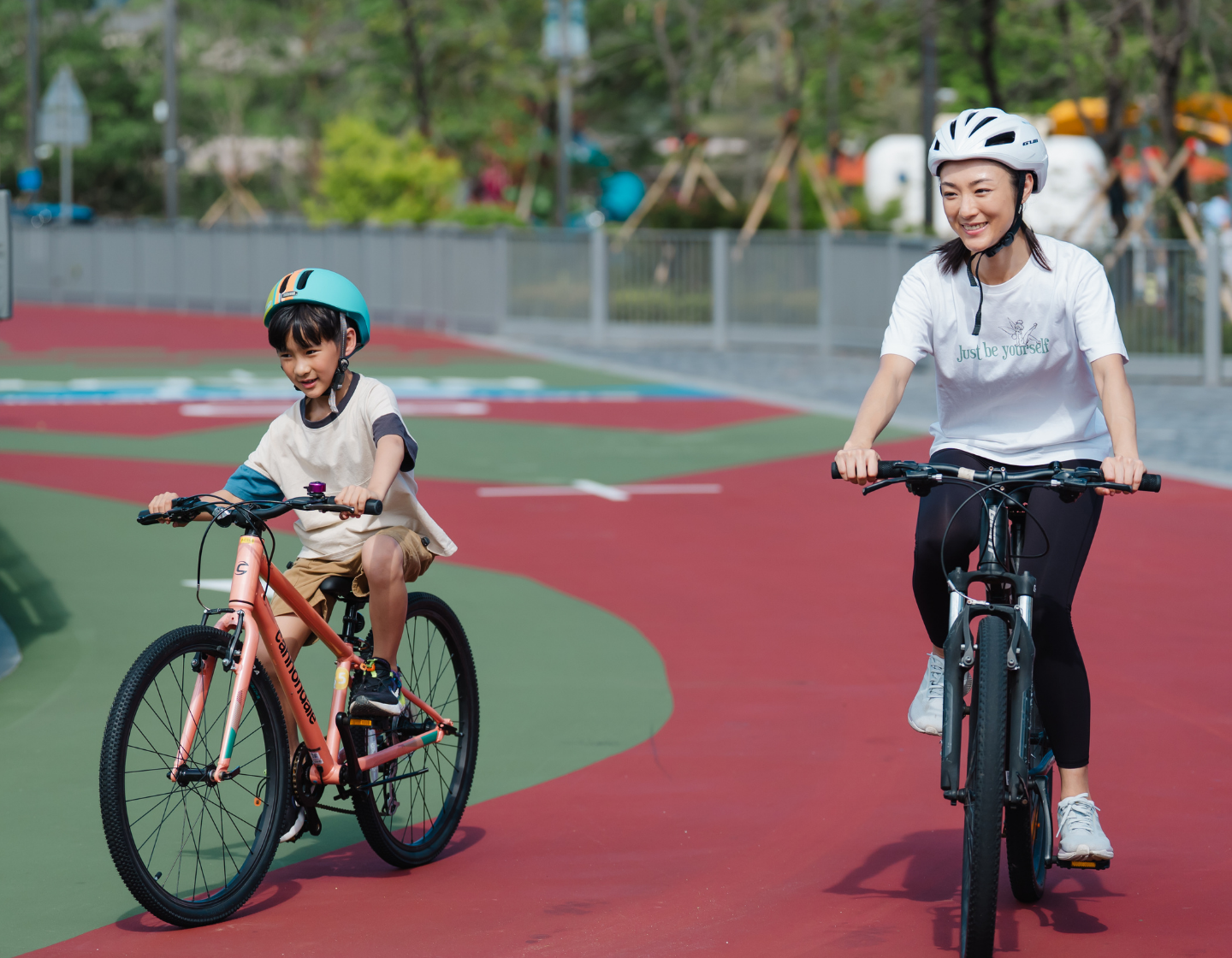 Start the school term off right GO PARK bicycle riding for the whole family