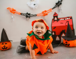 baby in a pumpkin halloween costume, where to get halloween costumes in hong kong, costume shops hong kong