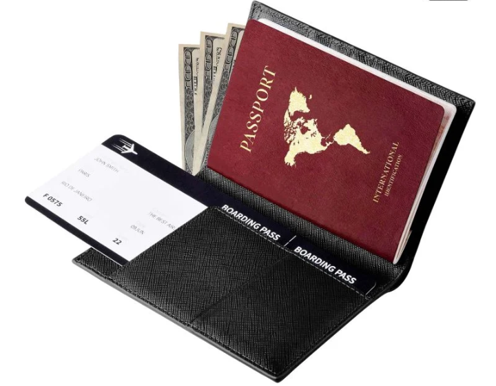 Senzaltro Customised RFID Slim Passport Wallet gift guide from dads