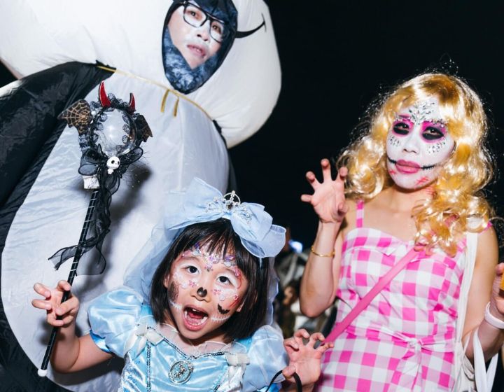 Hong Kong neighbourhoods trick or treat Halloween