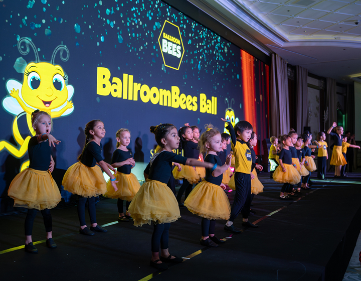 dance performance by children at ballroombees, dance class in hong kong extracurricular classes