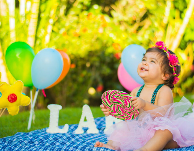 baby girl at outdoor birthday party, best party venues for kids in hong kong