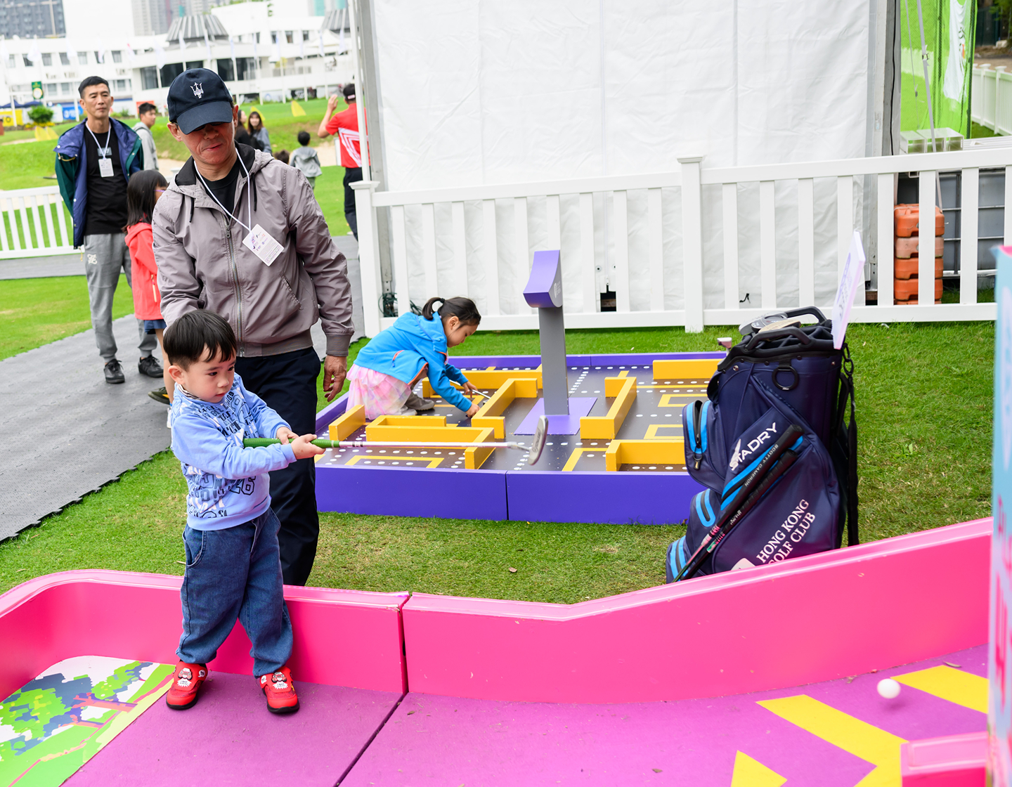 mini putt at link hong kong open 2025, family friendly event
