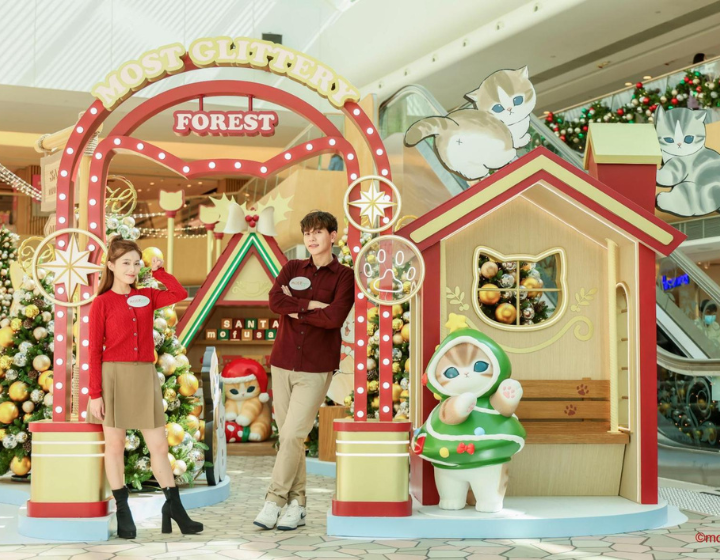 Best Christmas Displays Hong Kong 2025 Mostown mofusand cat christmas display