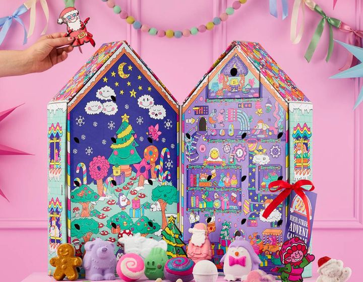 Lush 29 High Street Christmas Advent Calendar Bath Bombs