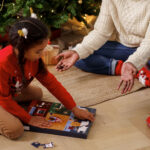 Child opening a kids Advent Calendar for Christmas 2026 in Hong Kong