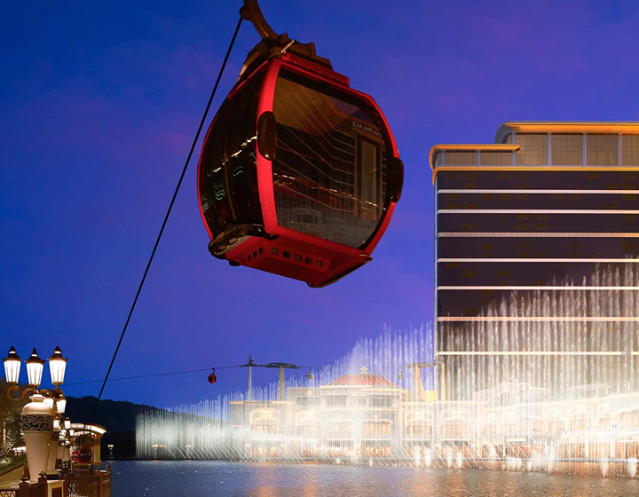 Things To Do In Macau With Kids: SkyCab at Wynn Palace Cotai Macao