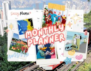 Monthly Planner, things to do with kids this weekend in Hong Kong