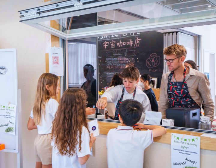 hong kong international Montessori Middle School cosmic cafe