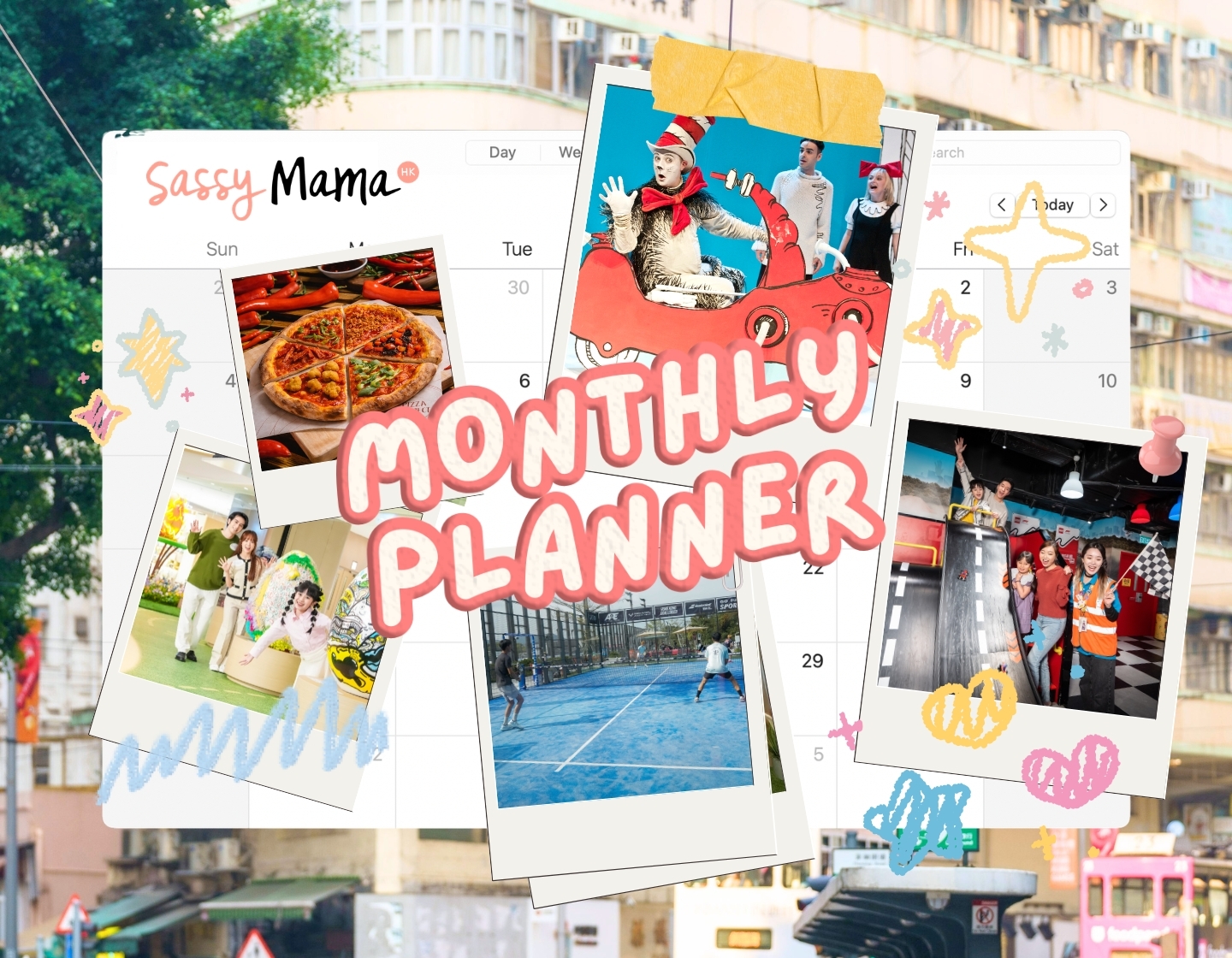 Monthly Planner, things to do with kids this weekend in Hong Kong April 2026