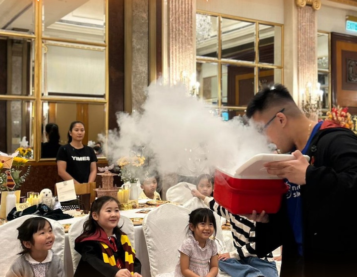 newton show Harry Potter birthday party entertainer Hong Kong