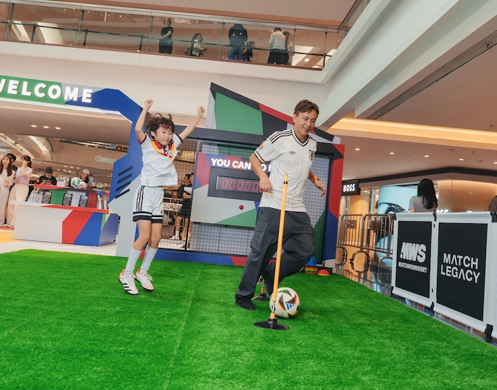 football World Cup activities at festival walk in Hong Kong 