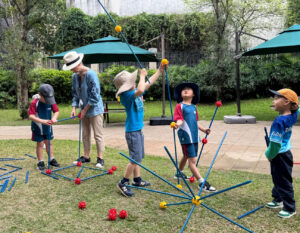 Hong Kong Academy, The Maker's Atelier hero - outdoor nature exploration for Pre-K students