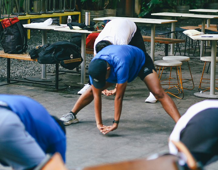 men exercising outside; what fathers can do to support pregnancy and fertility success