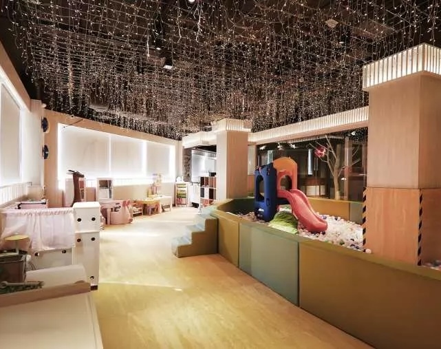 bbq kidzone has a playroom next to its Korean bbq restaurant