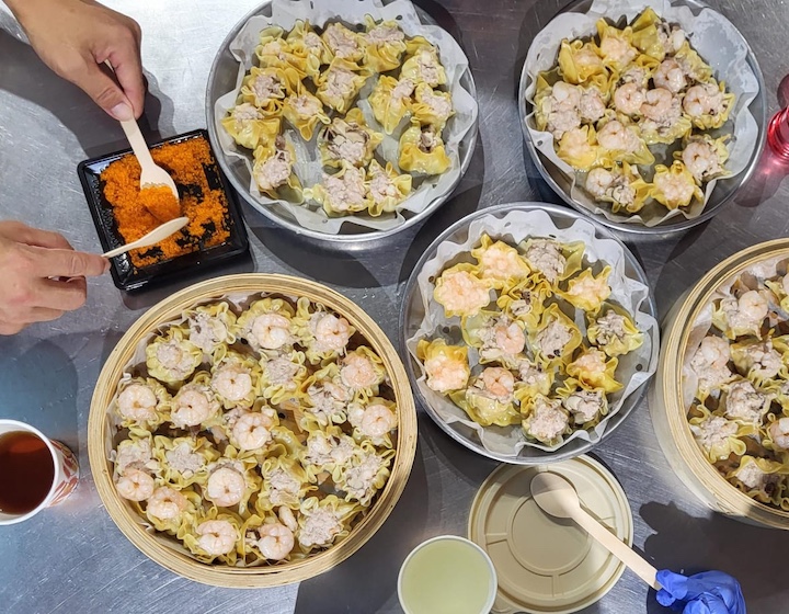 siu mai making workshop for kids in Hong Kong to support impact hk