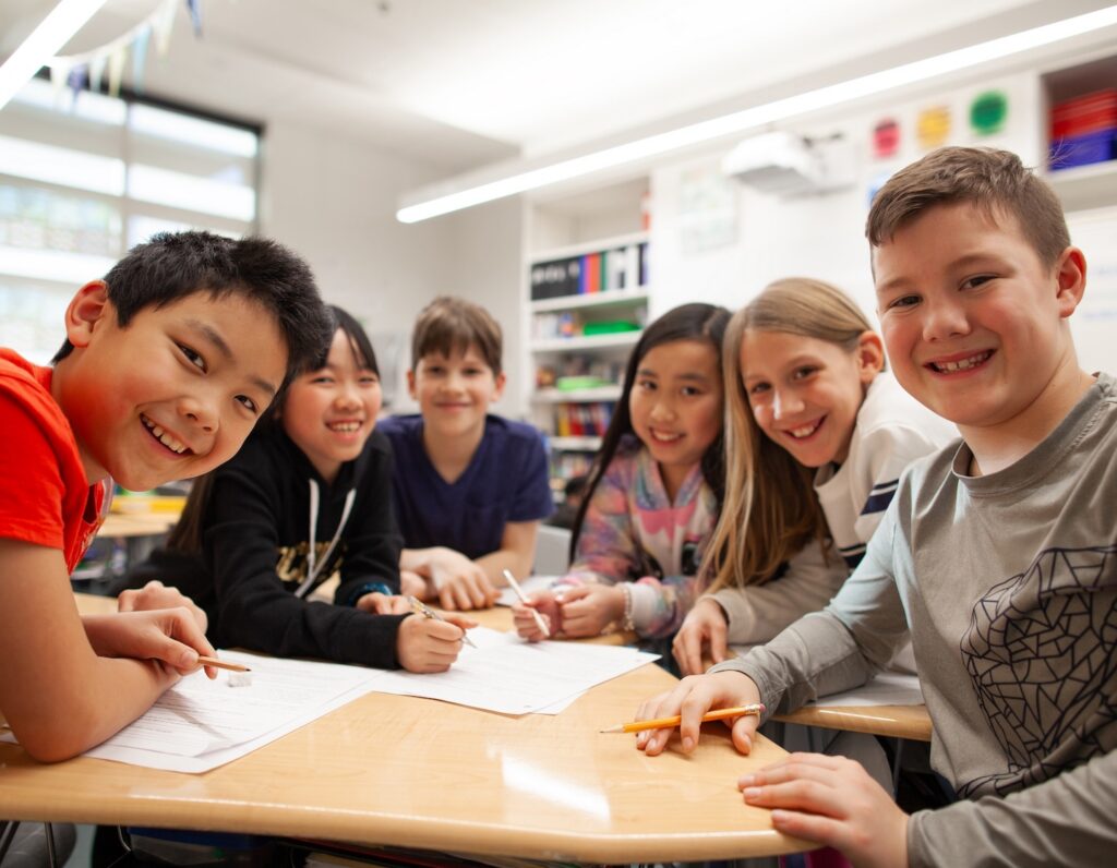 a group of Hong Kong international school students enjoying an after-school extracurricular activity