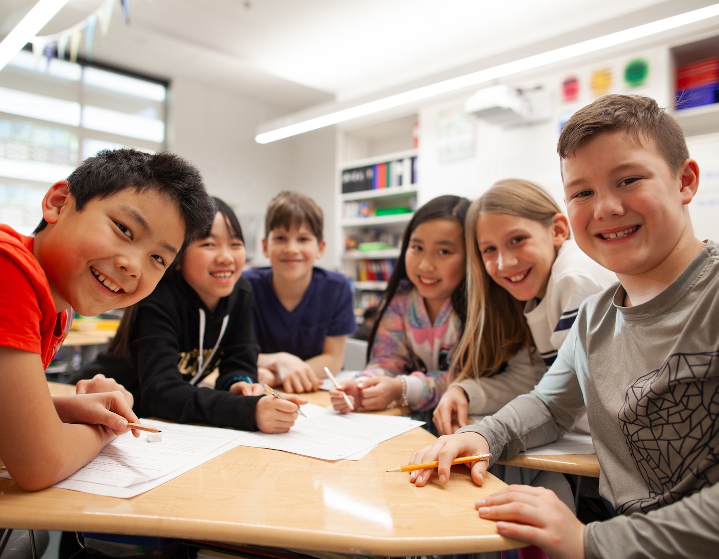 a group of Hong Kong international school students enjoying an after-school extracurricular activity