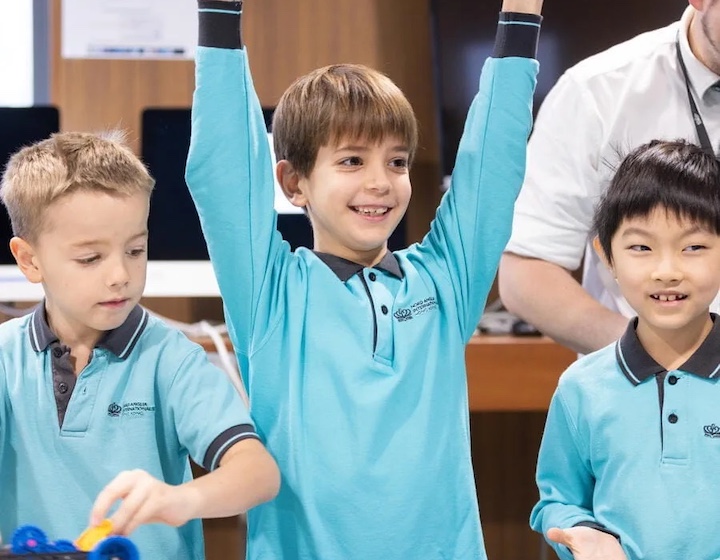 students at Nord anglia international school Hong Kong