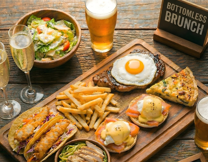 Bottomless brunch set and free flow drinks at Brunch Club in Central and Brunch Club & Supper in Causeway Bay Hong Kong