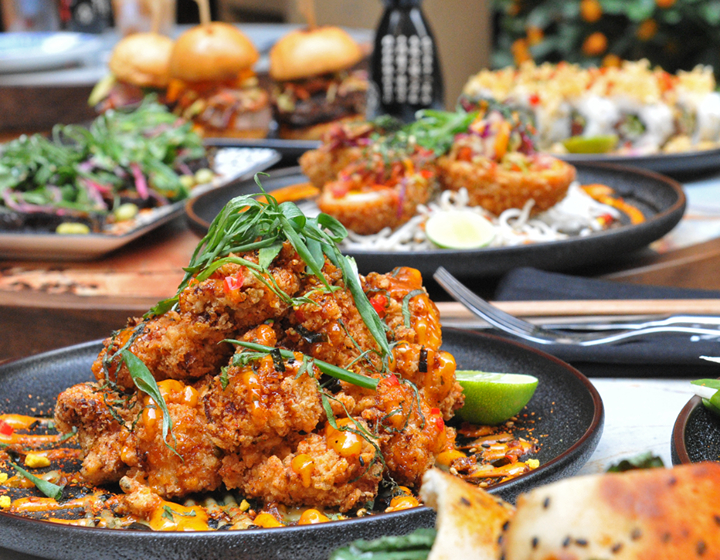 brunch dishes at Cooshti in Wan Chai, Central and Quarry Bay, all day brunch every day of the week in Hong Kong Island for the whole family