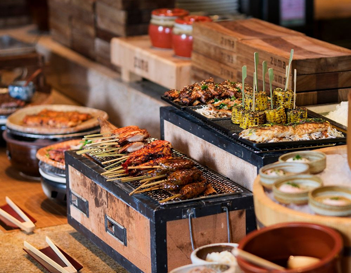 Baikingu station at Zuma Hong Kong Weekend Brunch, brunch package for adults, discounted brunch for kids in Central HK