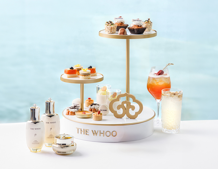 Luminous Glow Afternoon Tea set at Marco Polo Hongkong Hotel by Cucina and THE WHOO