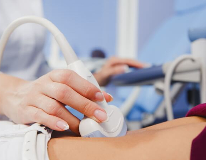 woman getting a prenatal ultrasound by a gynaecologist at The Women's Clinic Group in Hong Kong