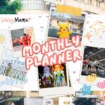 a graphic designed by sassy media group for the monthly kids activities round up