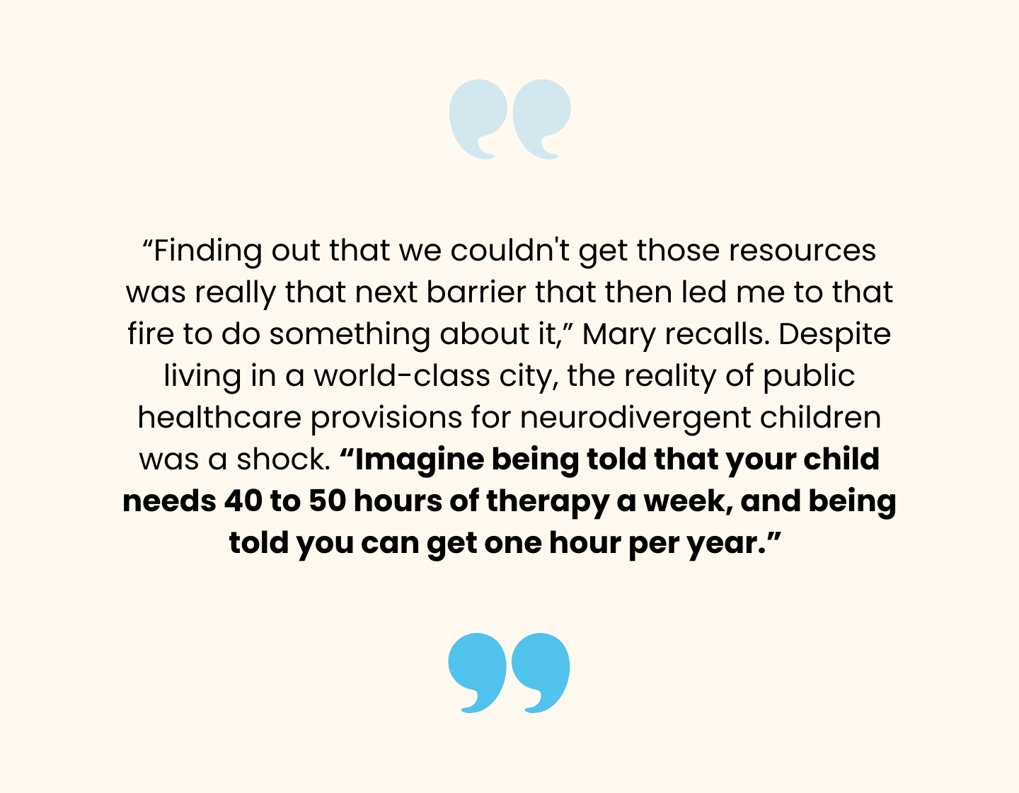 graphic with quote by Mary Shaus from Talos Foundation