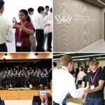 a collage of photos from Nord anglia Hong Kong sixth form campus in Hung Hom